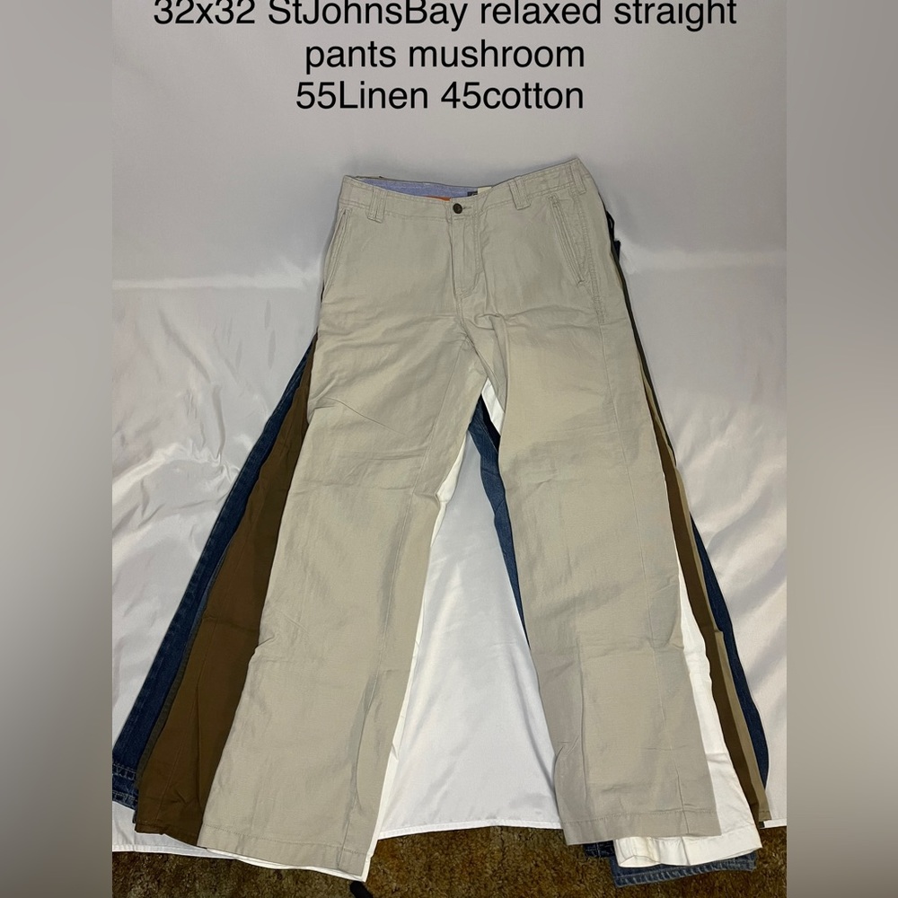 32x32 St.Johns Bay Linen Pants